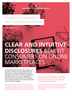 clear and intuitive disclosures